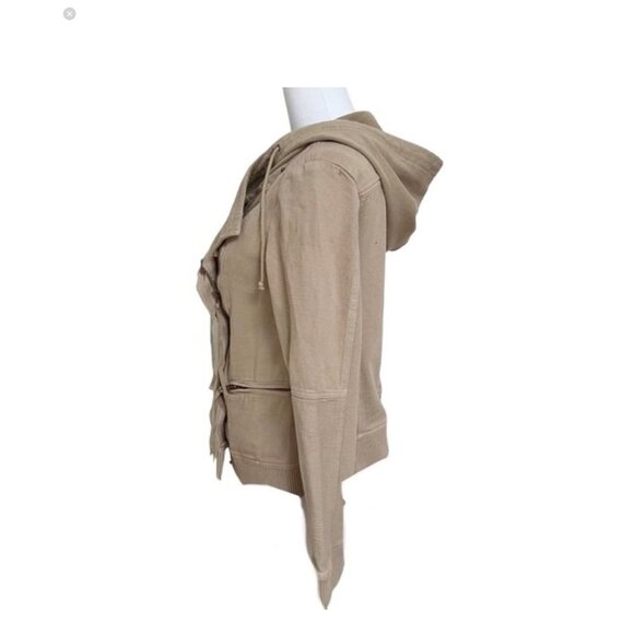 Free People Carmen Moto Top/Jacket in Calm Sand Size Small NWOT - Picture 9 of 15